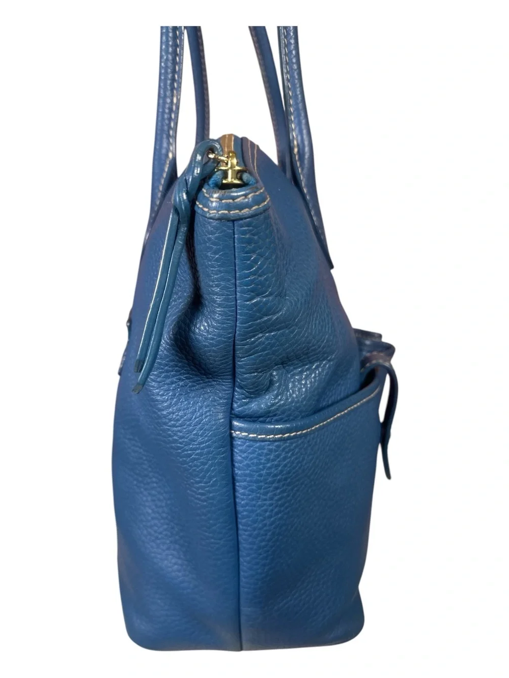 Dooney & Bourke Crescent Pebble Leather Shoulder Tote